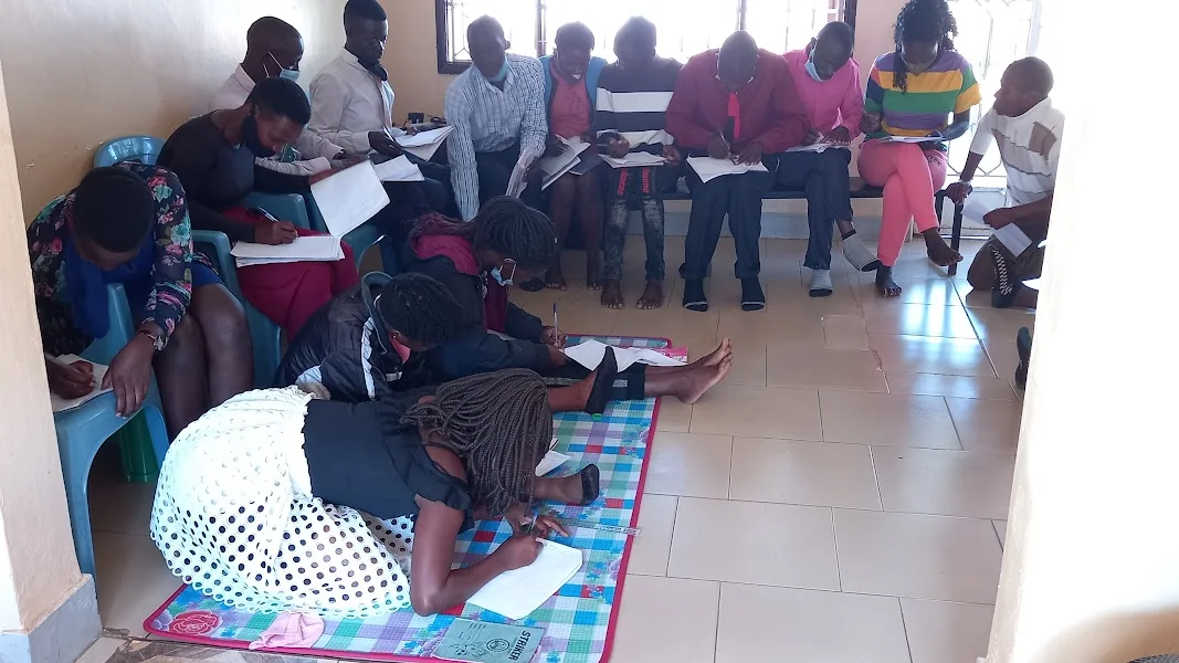 Young people in a participatory learning session